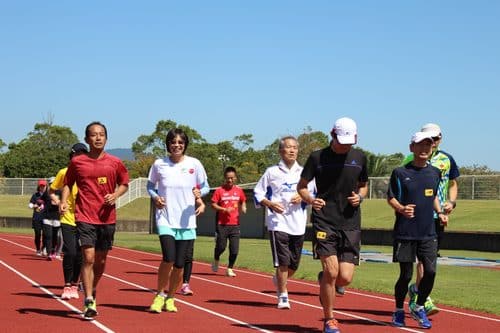ランニング教室の活動風景