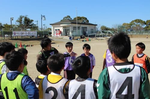 サッカー教室の活動風景